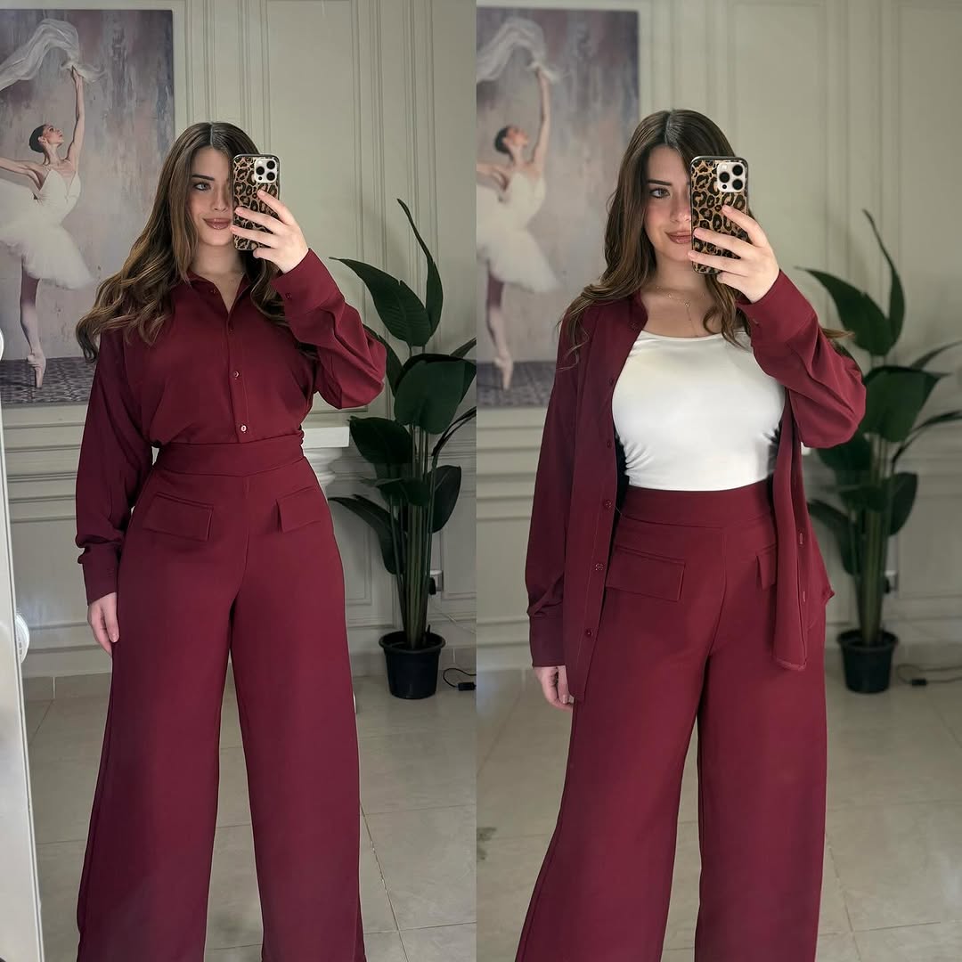 Ensemble en crêpe