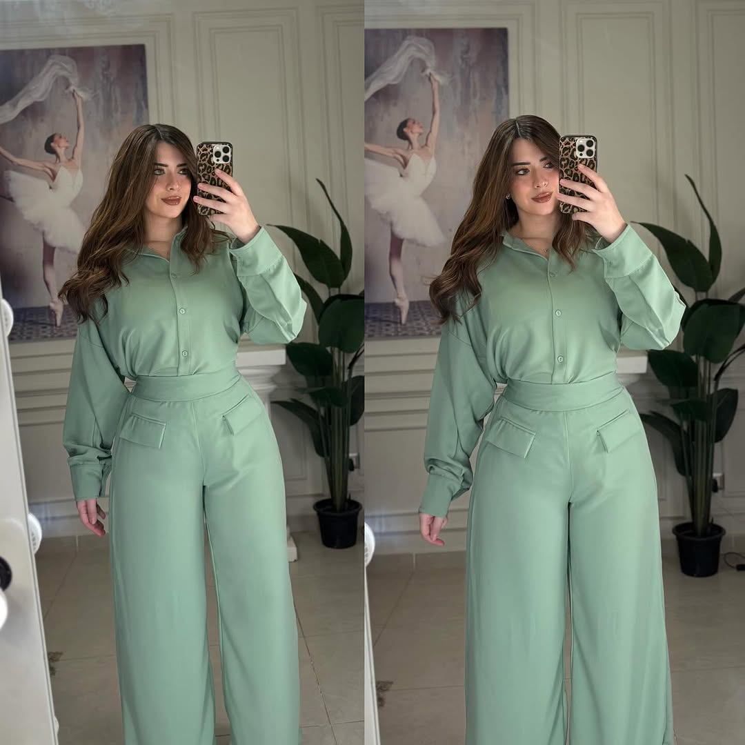 Ensemble en crêpe