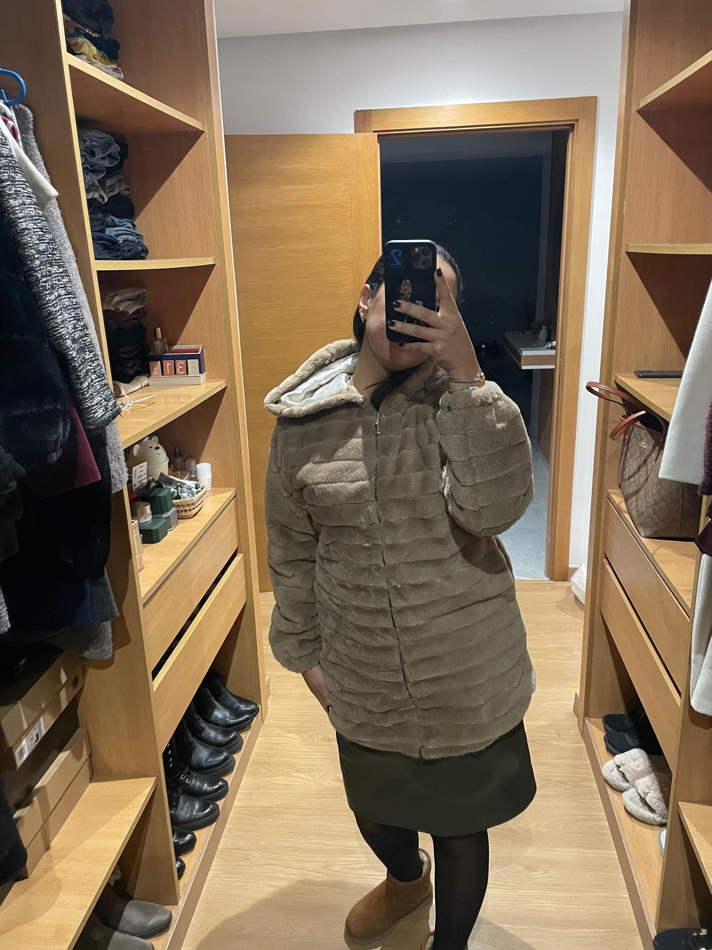 Manteau fourrure