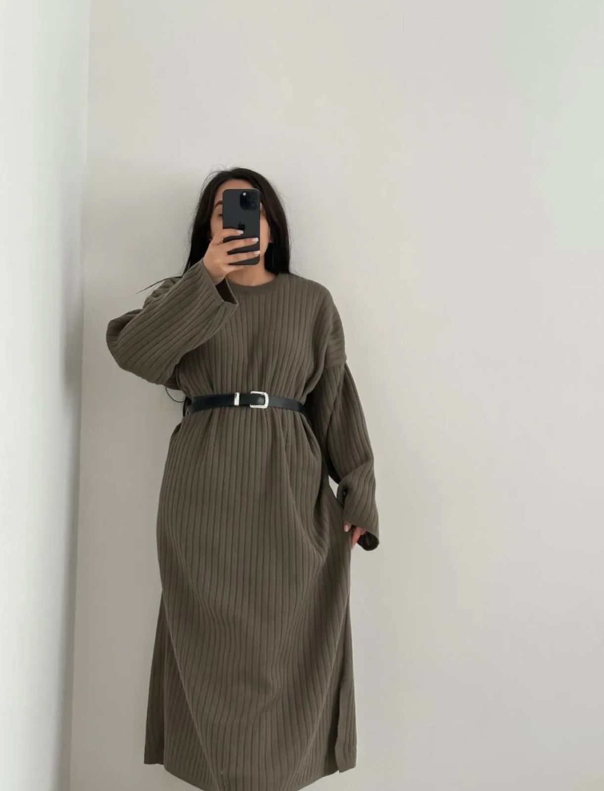 Robe avec ceinture