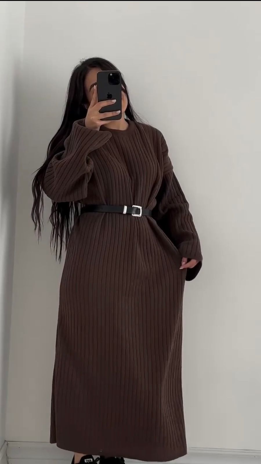 Robe avec ceinture