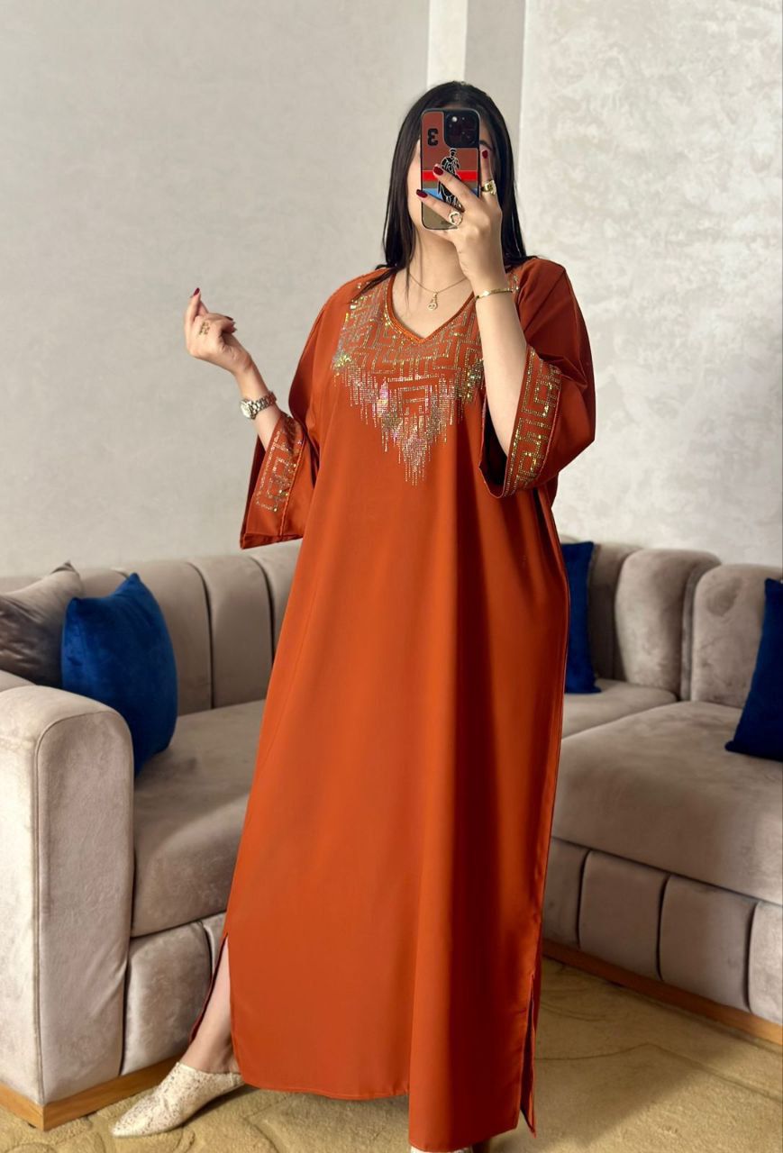 Caftan avec strass