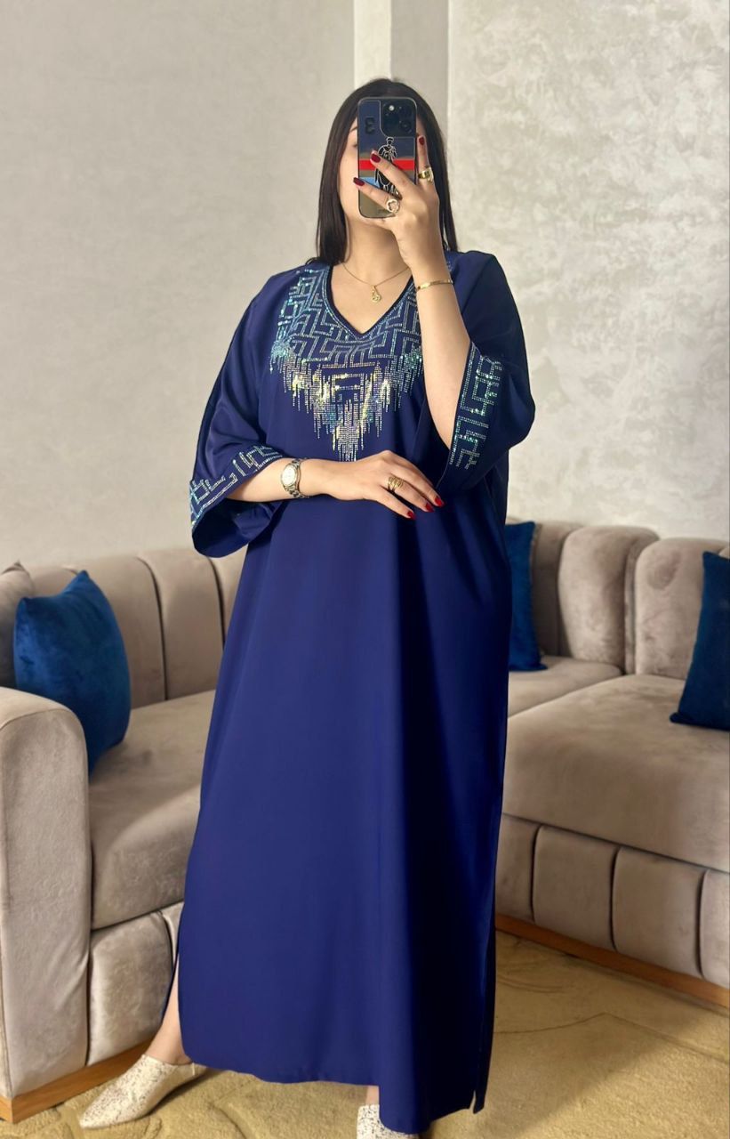 Caftan avec strass