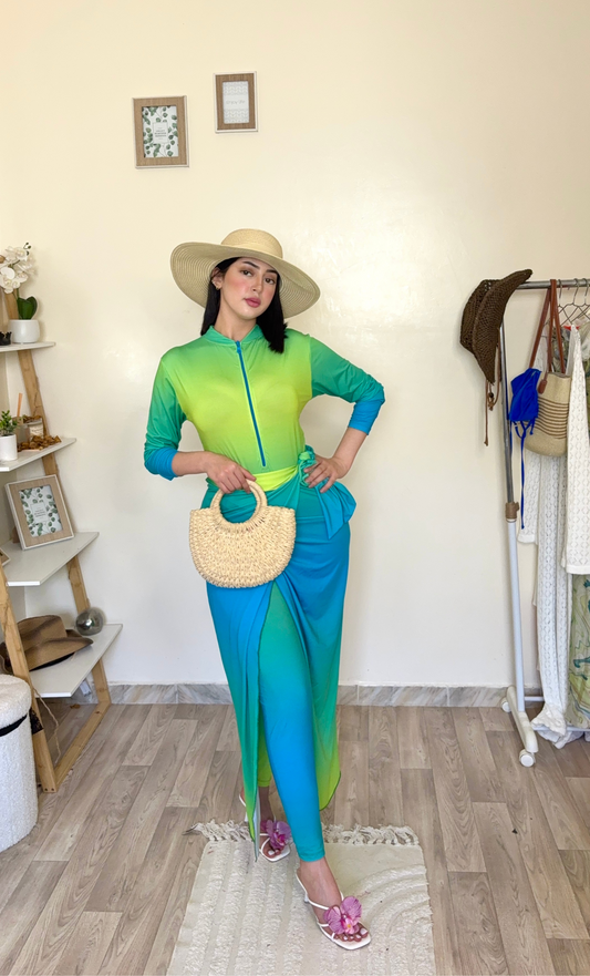 Burkini Tie & Sea