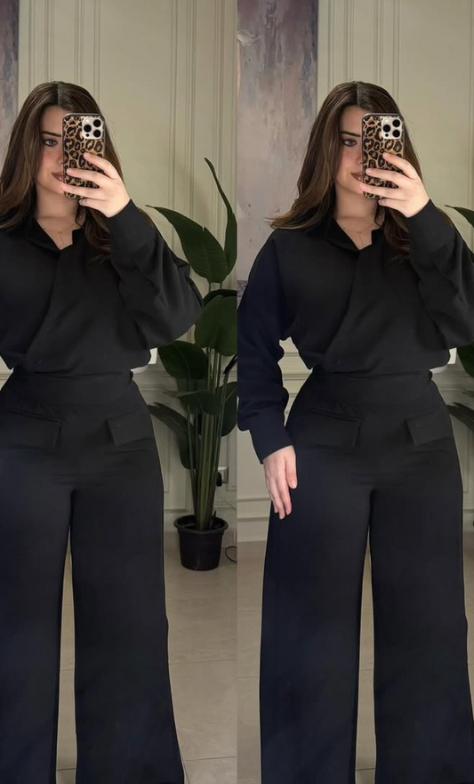 Ensemble en crêpe