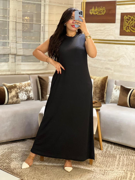 Robe en coton  élastique