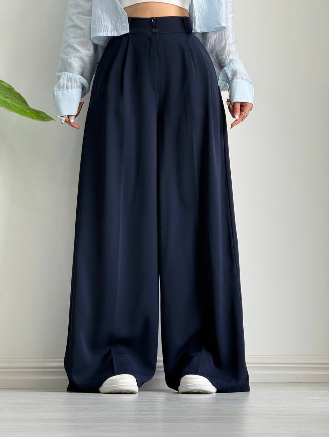 Pantalon Oversize en crêpe