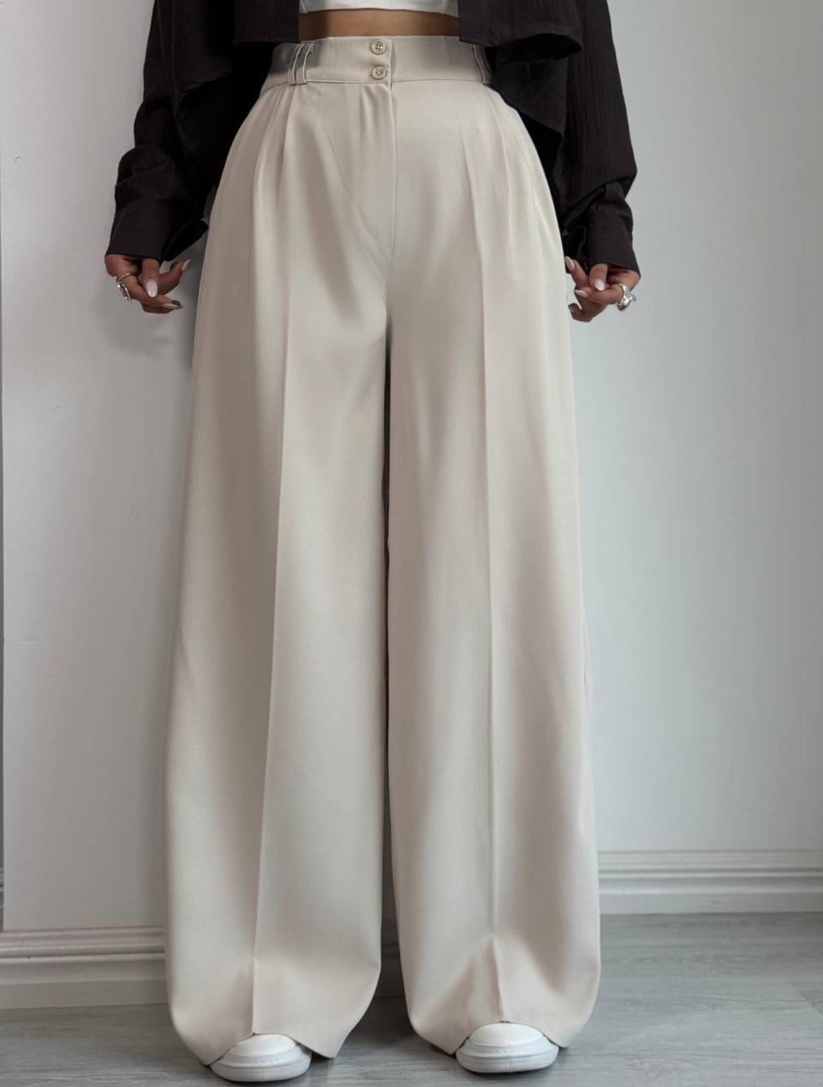 Pantalon Oversize en crêpe