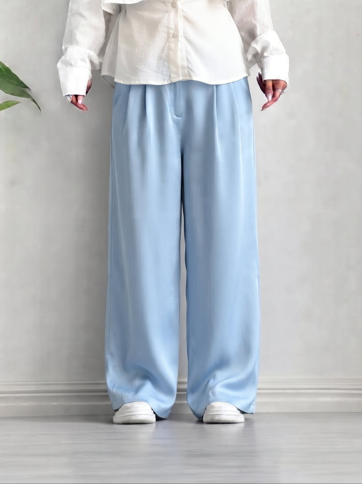 Pantalon Oversize en crêpe