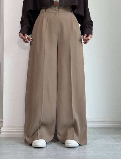 Pantalon Oversize en crêpe