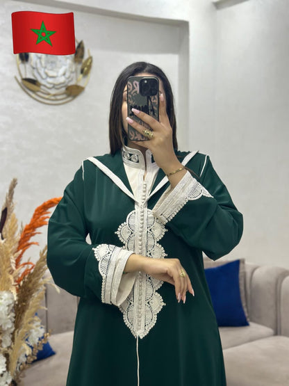 Jellaba 2 pièces avec broderies