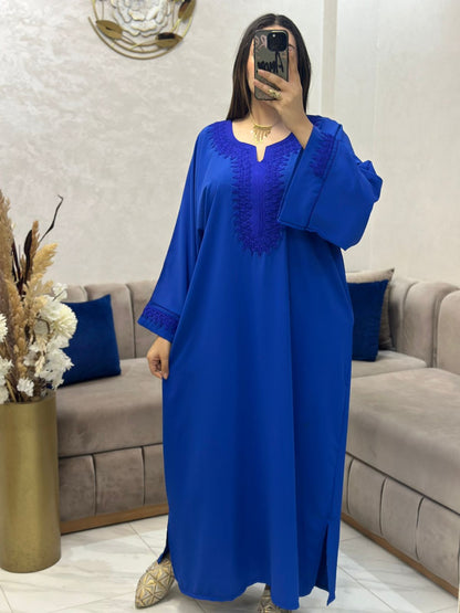 Caftan en crêpe