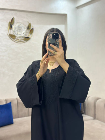 Caftan en crêpe