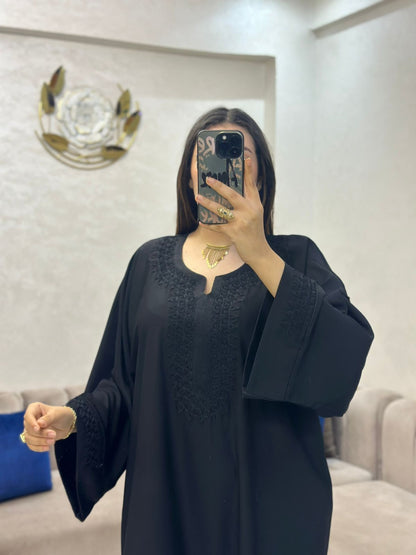 Caftan en crêpe