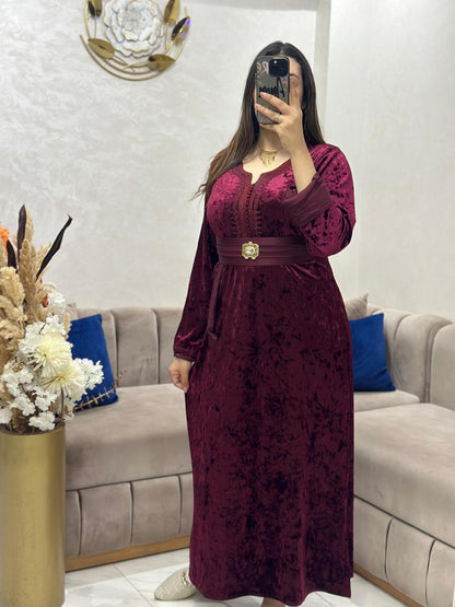 Caftan avec ceinture