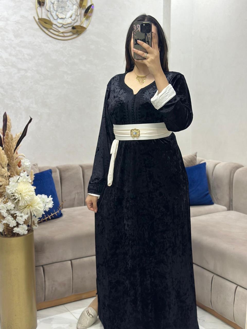 Caftan avec ceinture