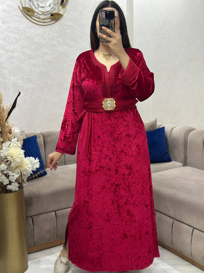 Caftan avec ceinture