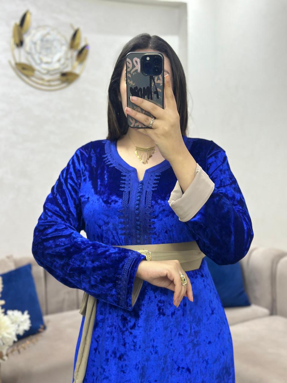 Caftan avec ceinture