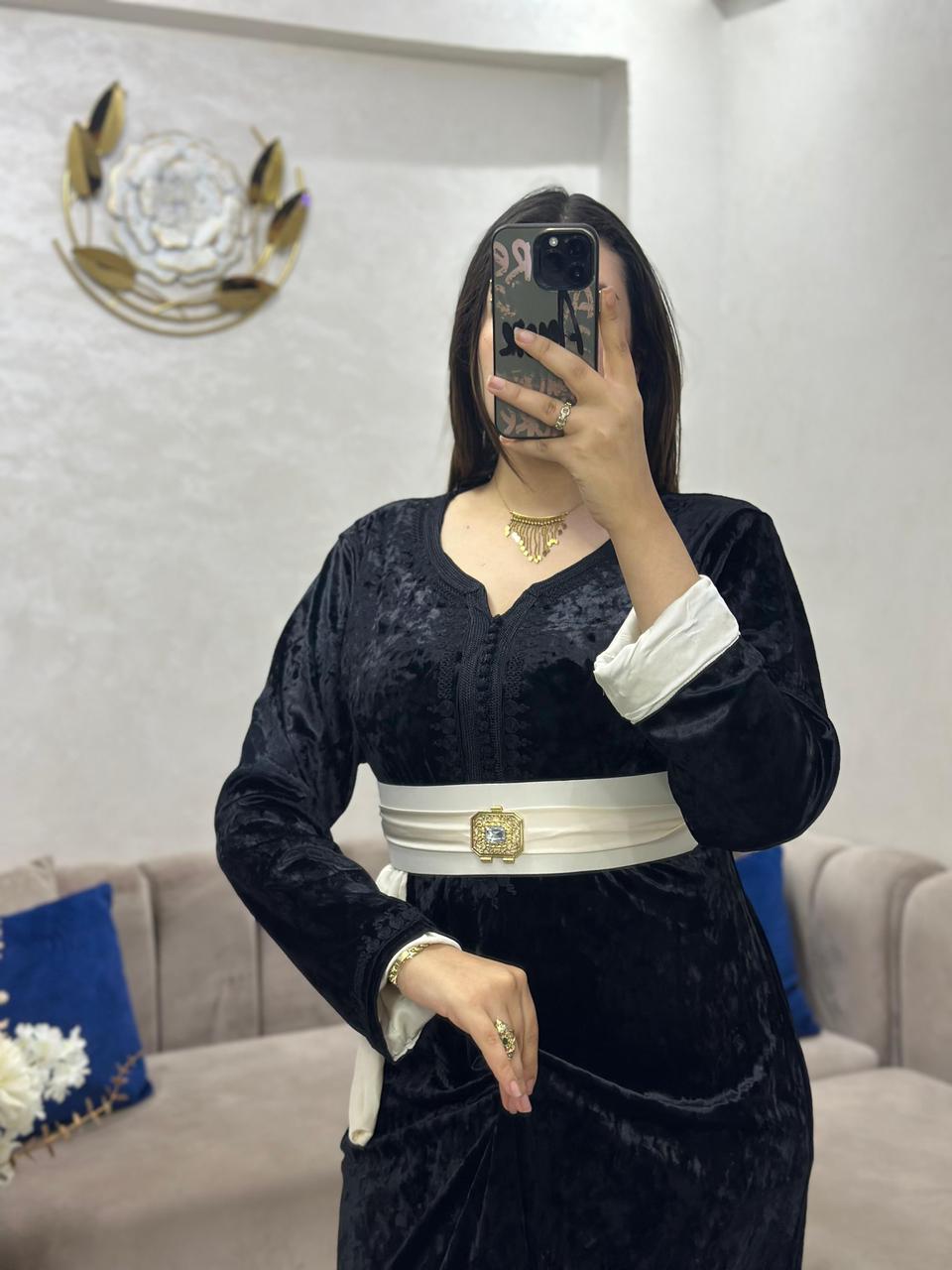 Caftan avec ceinture