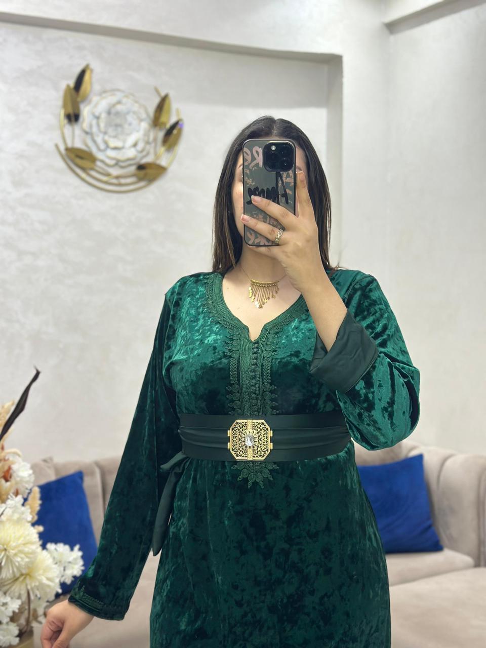 Caftan avec ceinture