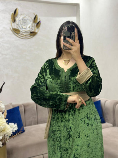 Caftan avec ceinture