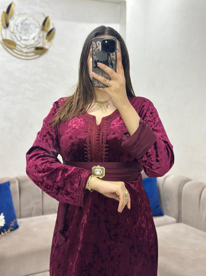 Caftan avec ceinture