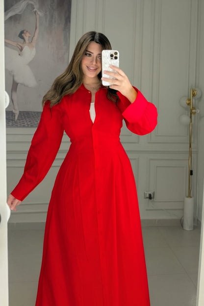 Robe en coton lisse