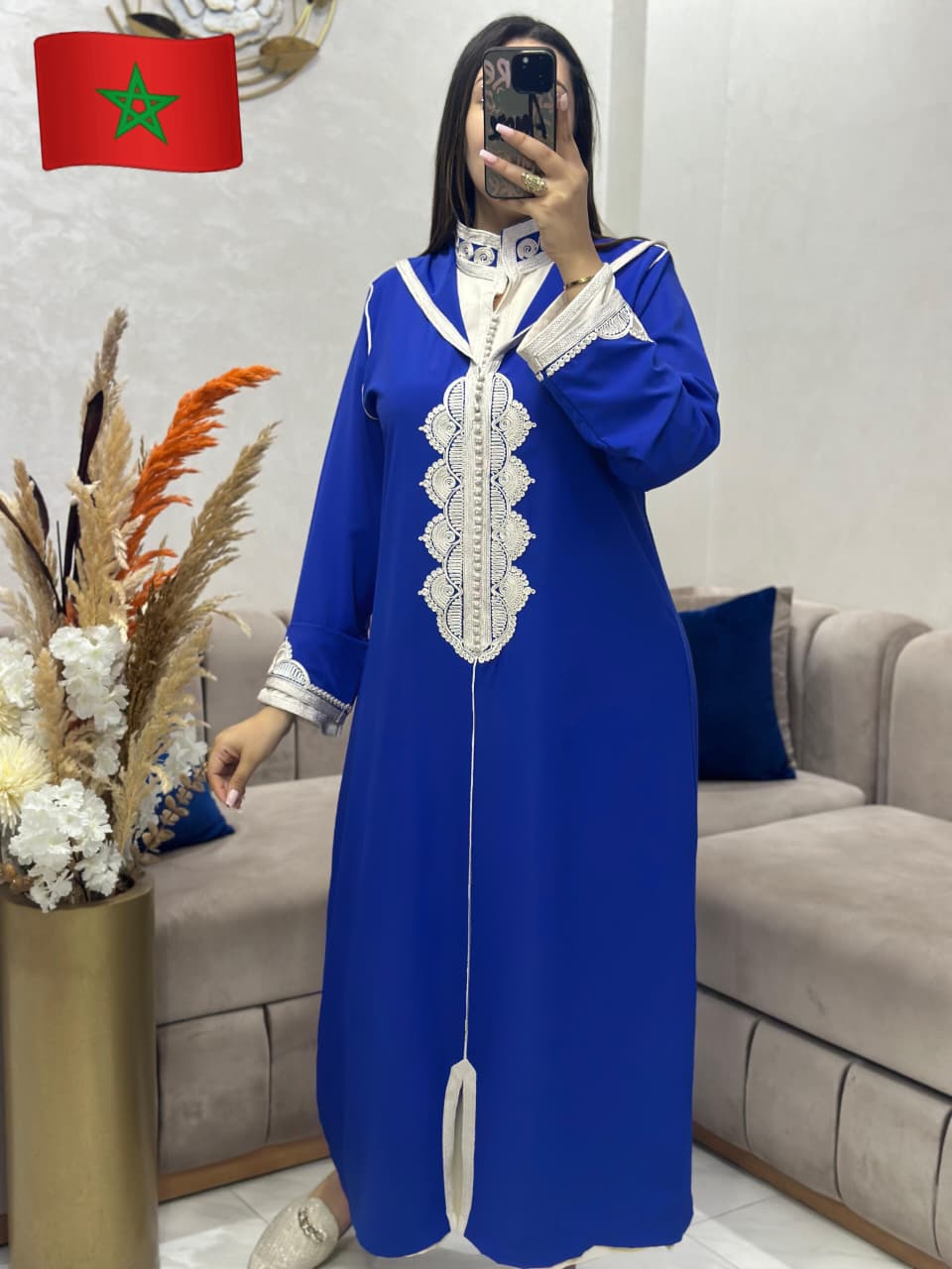 Jellaba 2 pièces avec broderies