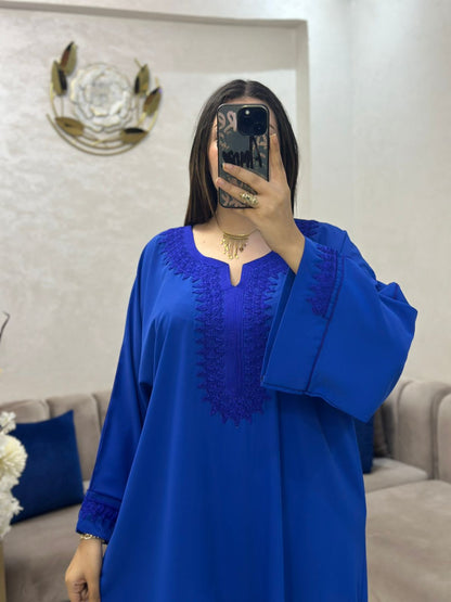 Caftan en crêpe