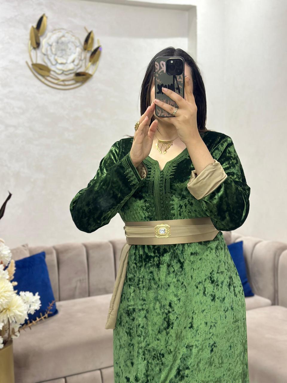 Caftan avec ceinture