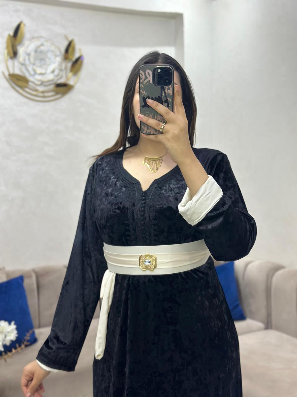 Caftan avec ceinture