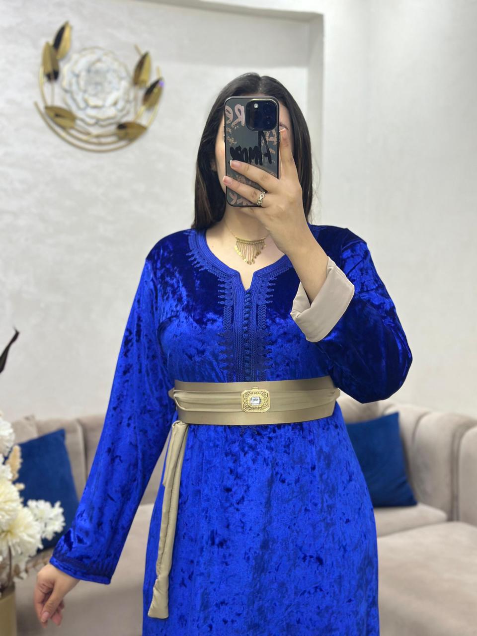 Caftan avec ceinture