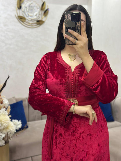 Caftan avec ceinture