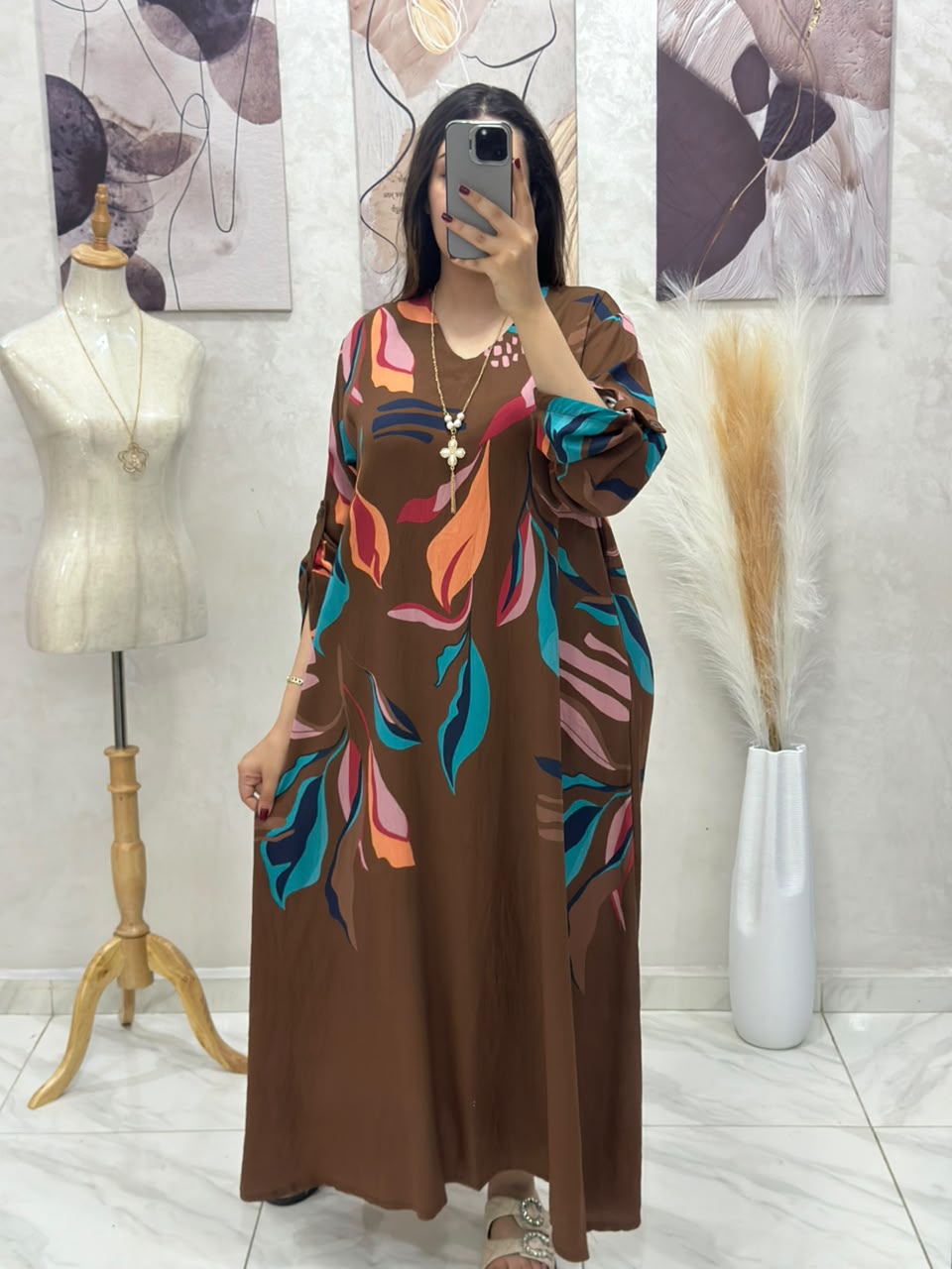 Robe En Lin + Chaine