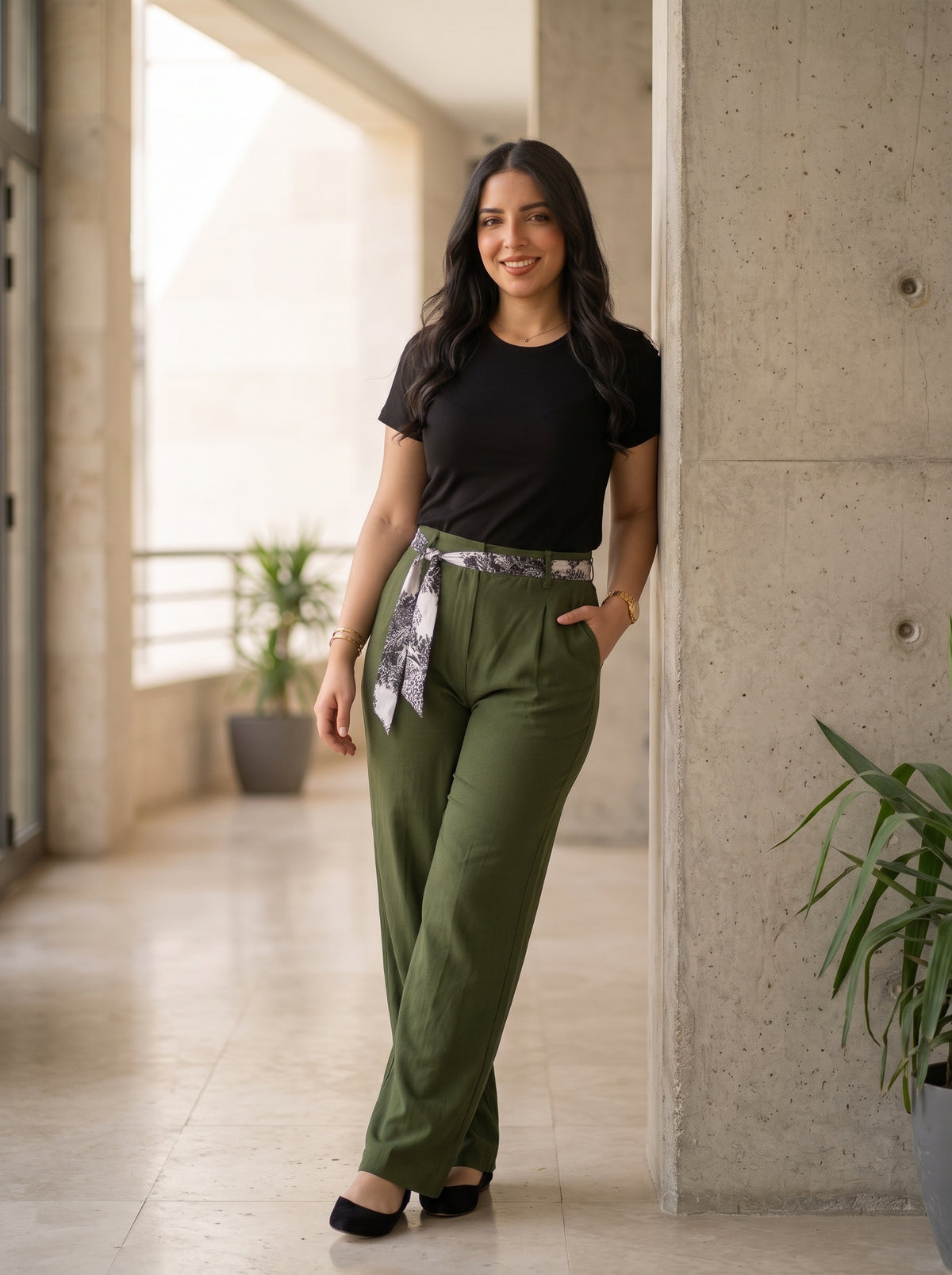 Pantalon Oversize + Cravate