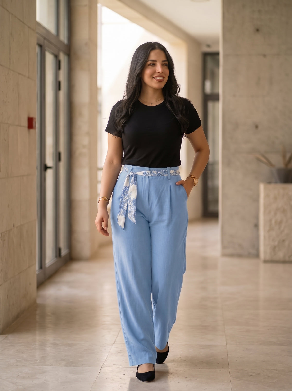 Pantalon Oversize + Cravate