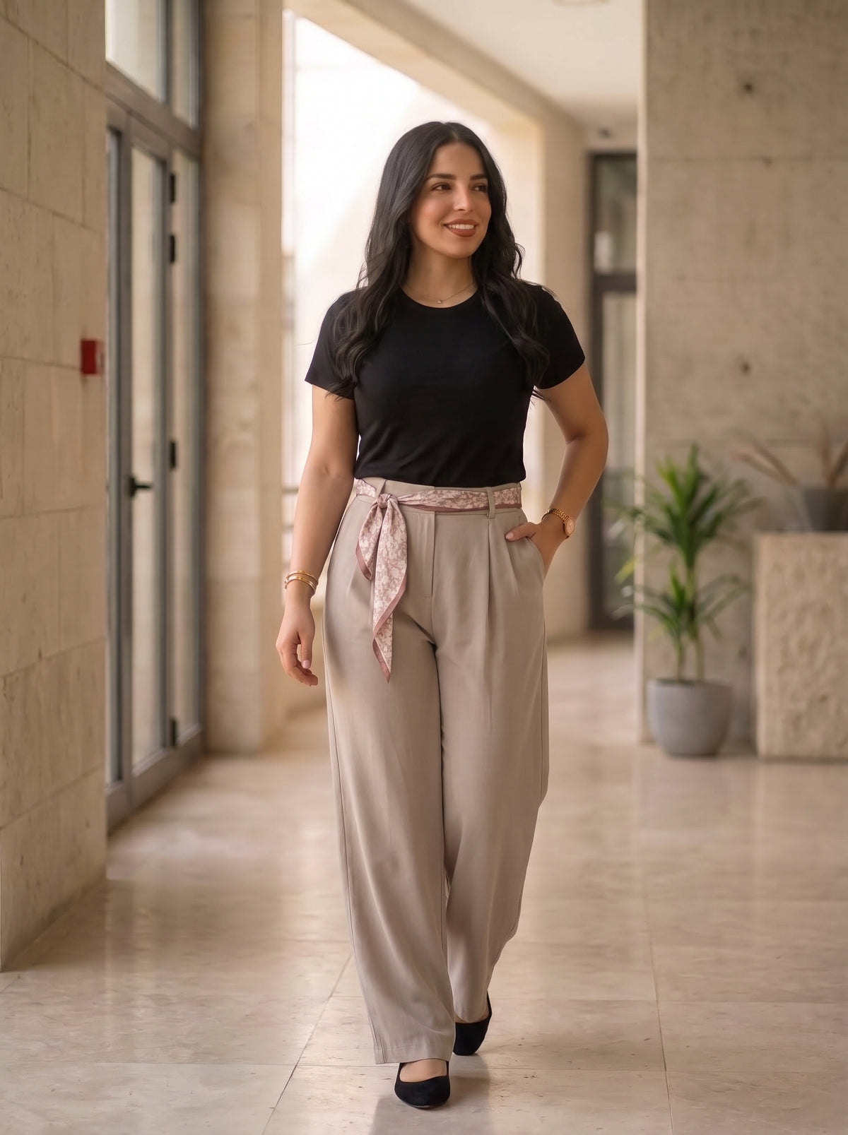 Pantalon Oversize + Cravate